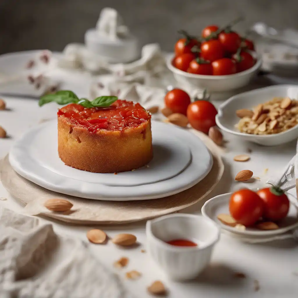 Almond Cake with Tomato