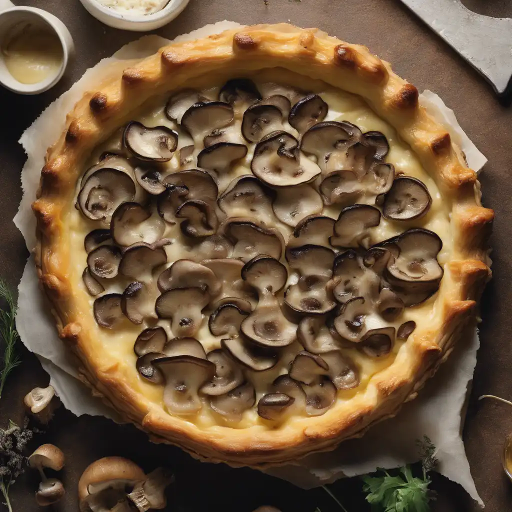 Mushroom and Cheese Tart