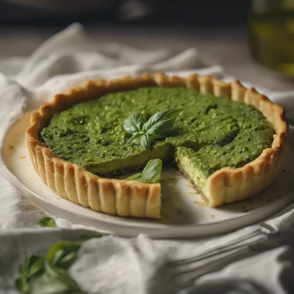 Ricotta Tart with Pesto