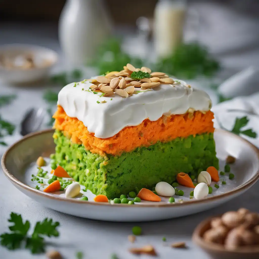 Carrot and Pea Cake