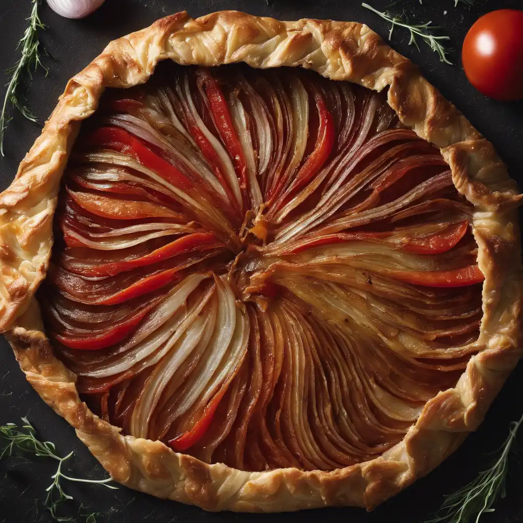 Onion and Tomato Galette