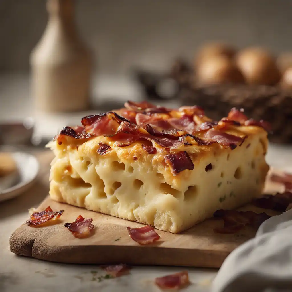 Cheese and Bacon Focaccia