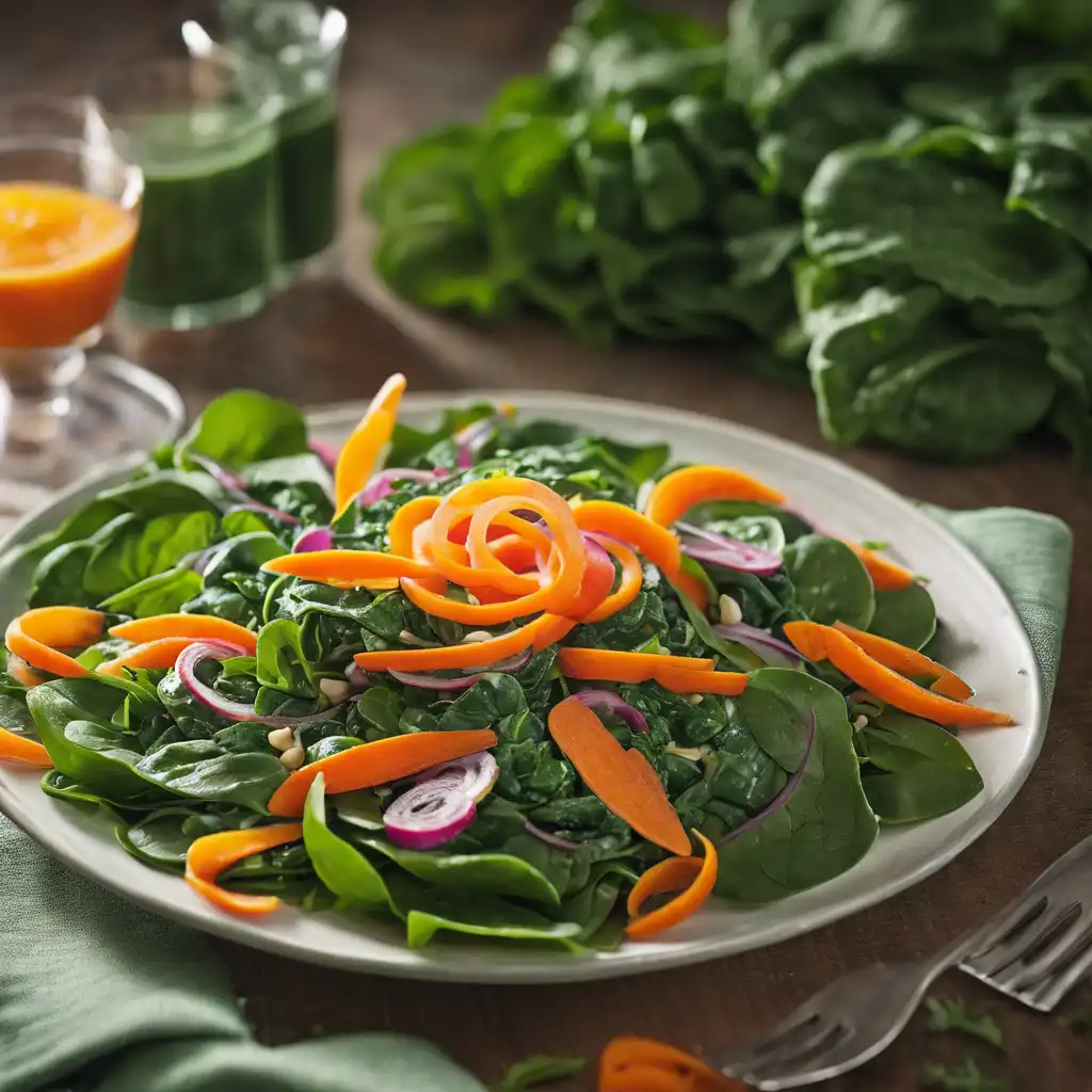 Foto de Spinach Salad with Carrots