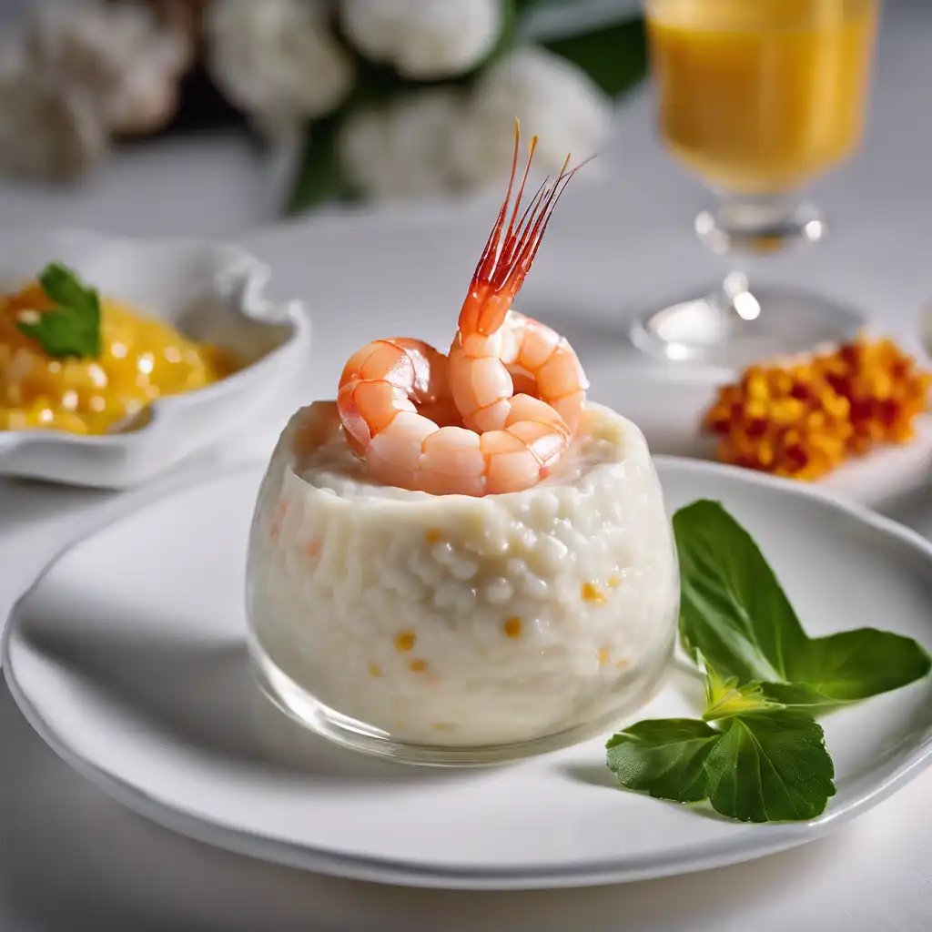 Tapioca Pudding with Shrimp