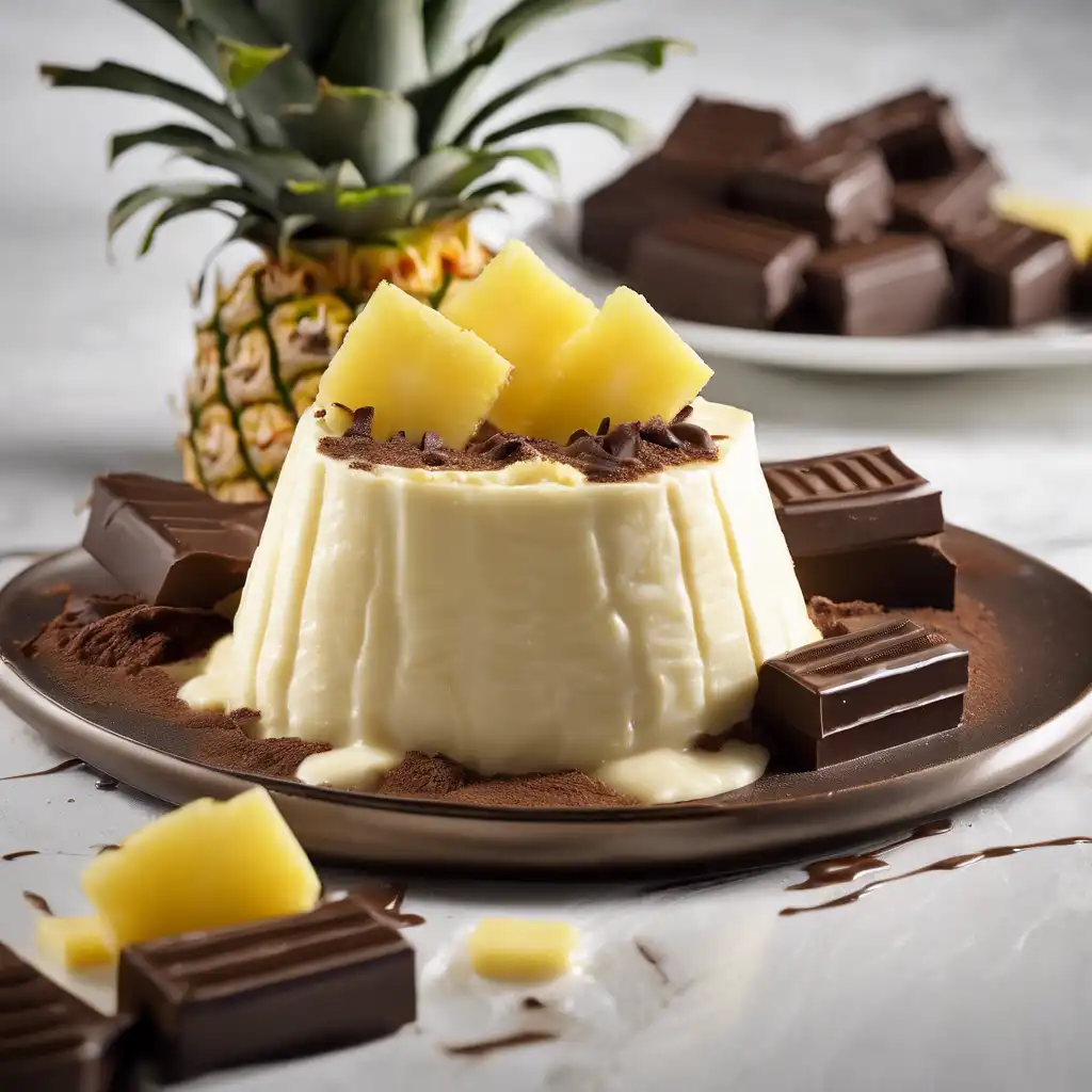 Pineapple Cream with Chocolate