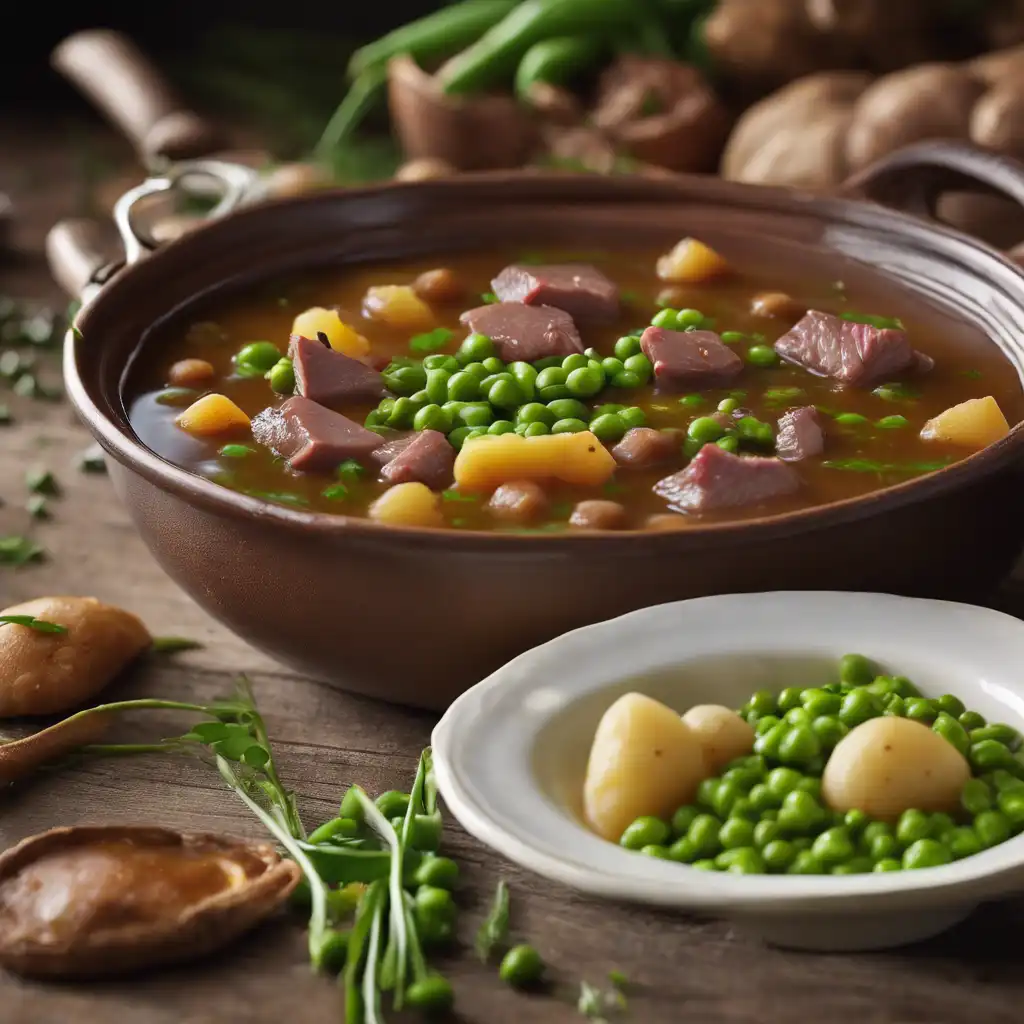 Panther Stew with Peas