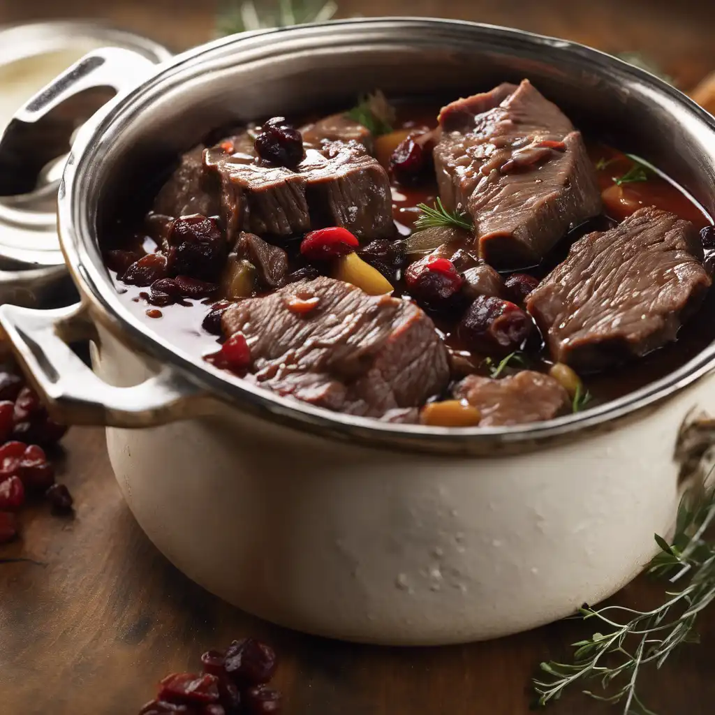 Braised Beef with Raisins