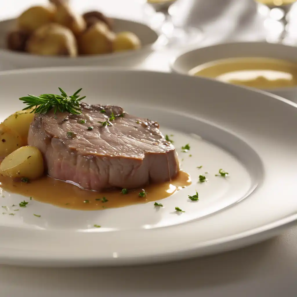 Milk-Braised Veal with Potato