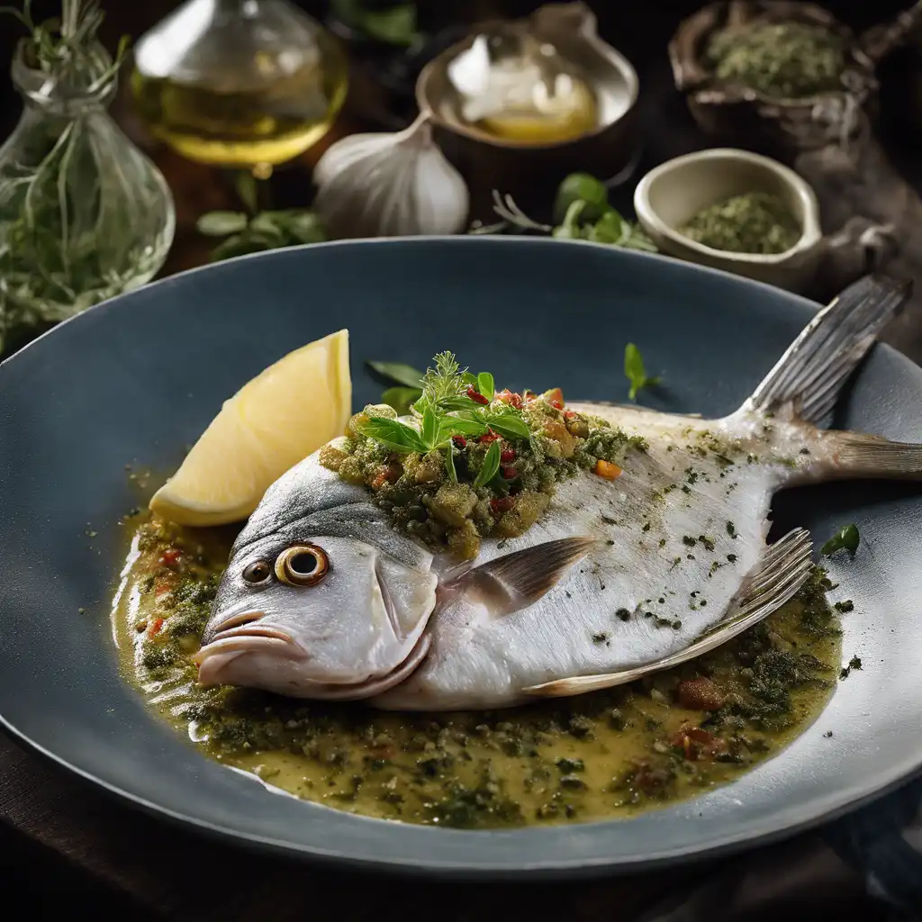 Porgy with Oregano and Marjoram