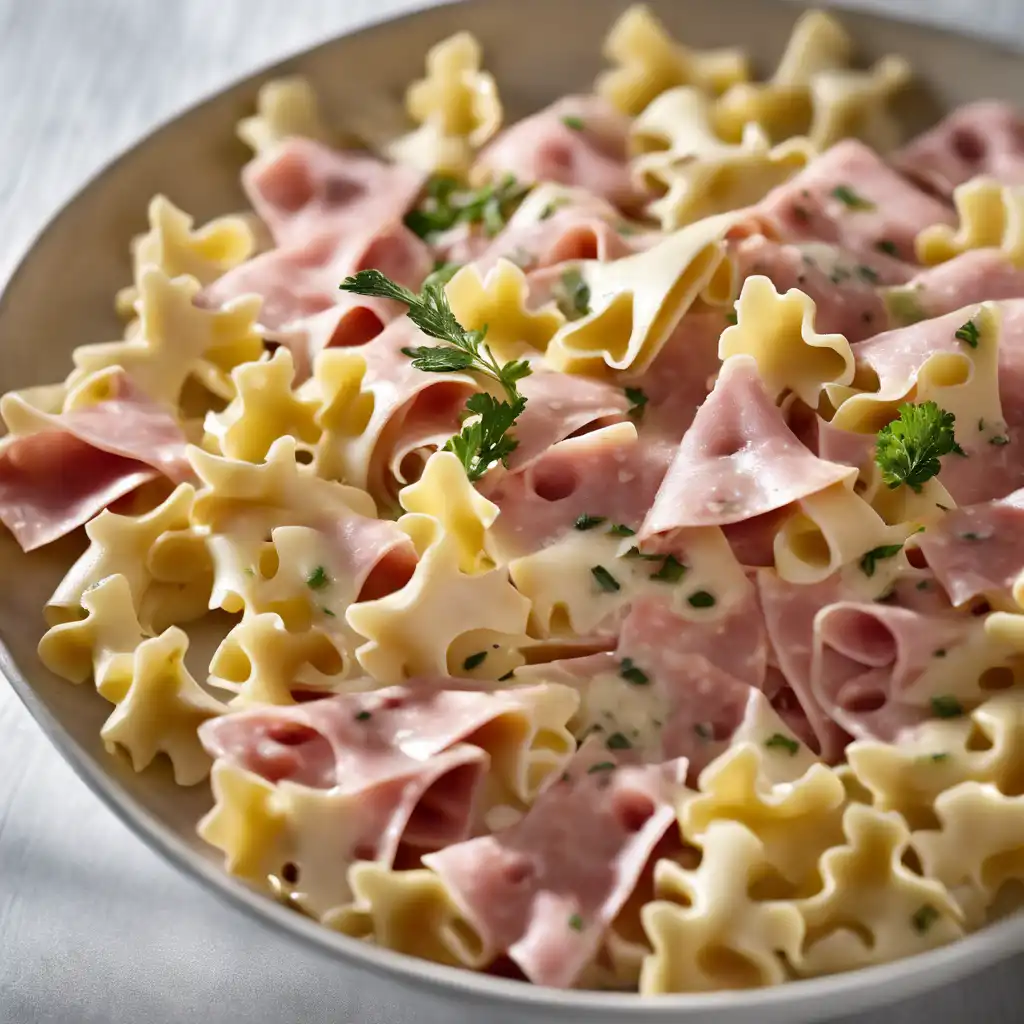 Farfalle with Mortadella and Minas Cheese