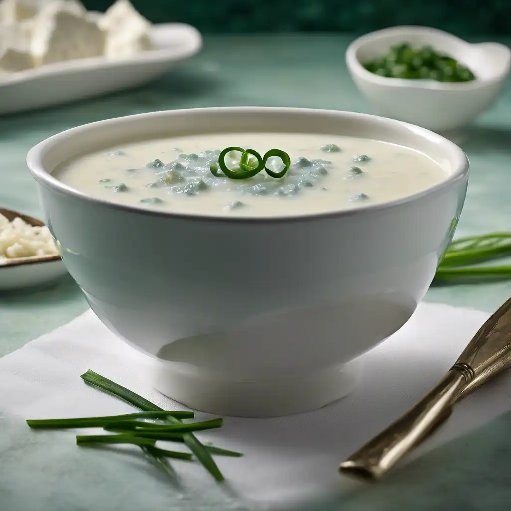 Salt and Gorgonzola Soup