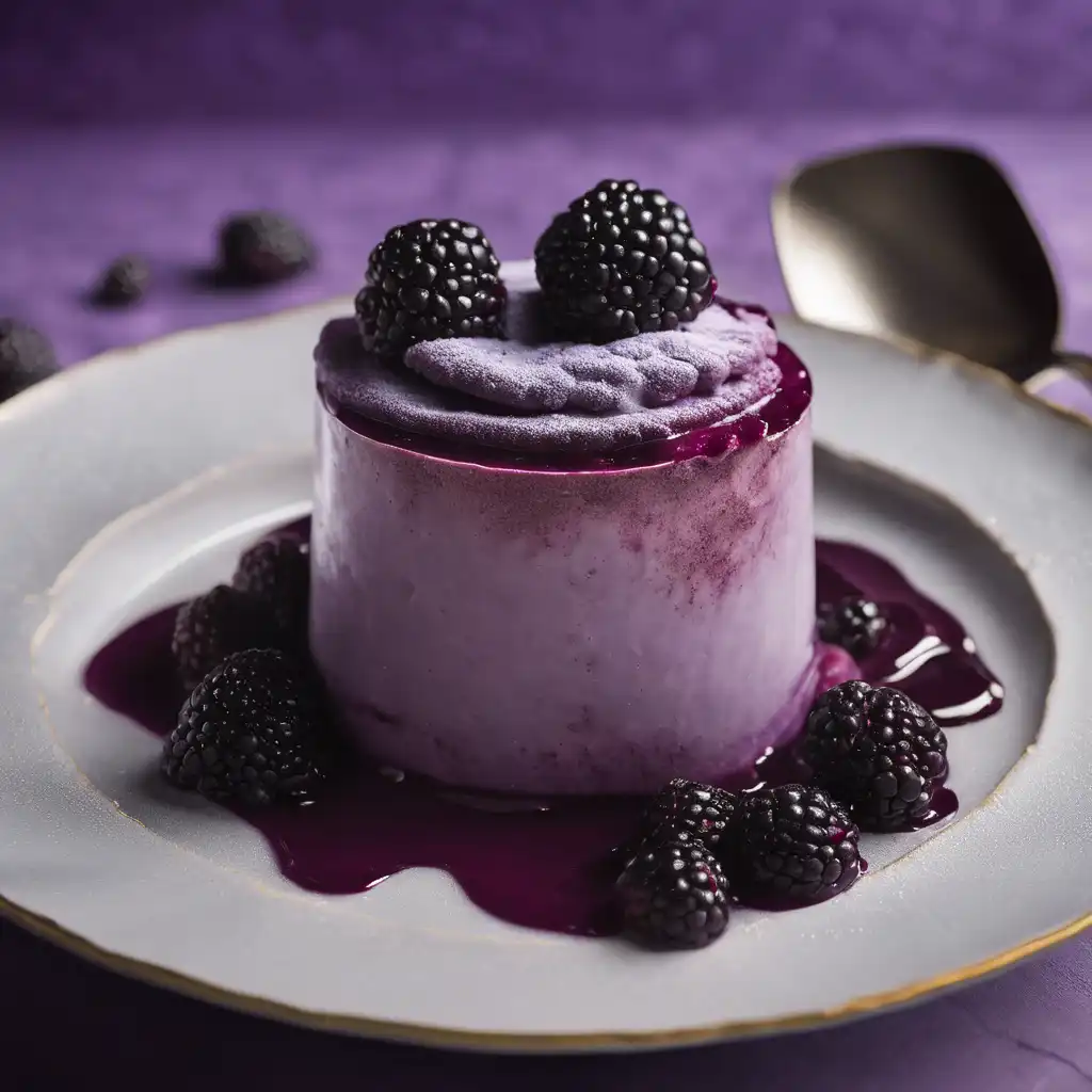 Blackberry Soufflé Gelato