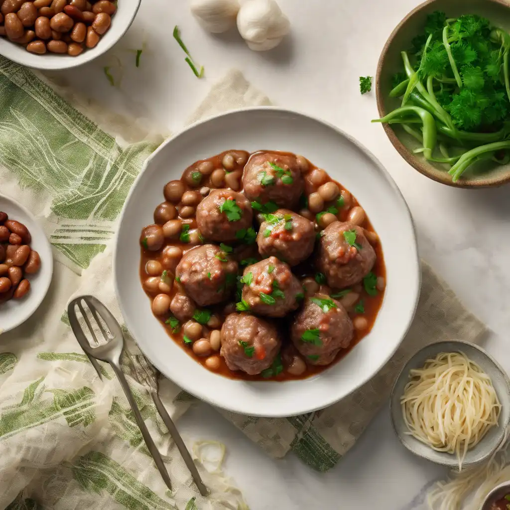 Meatballs with Beans in a Package