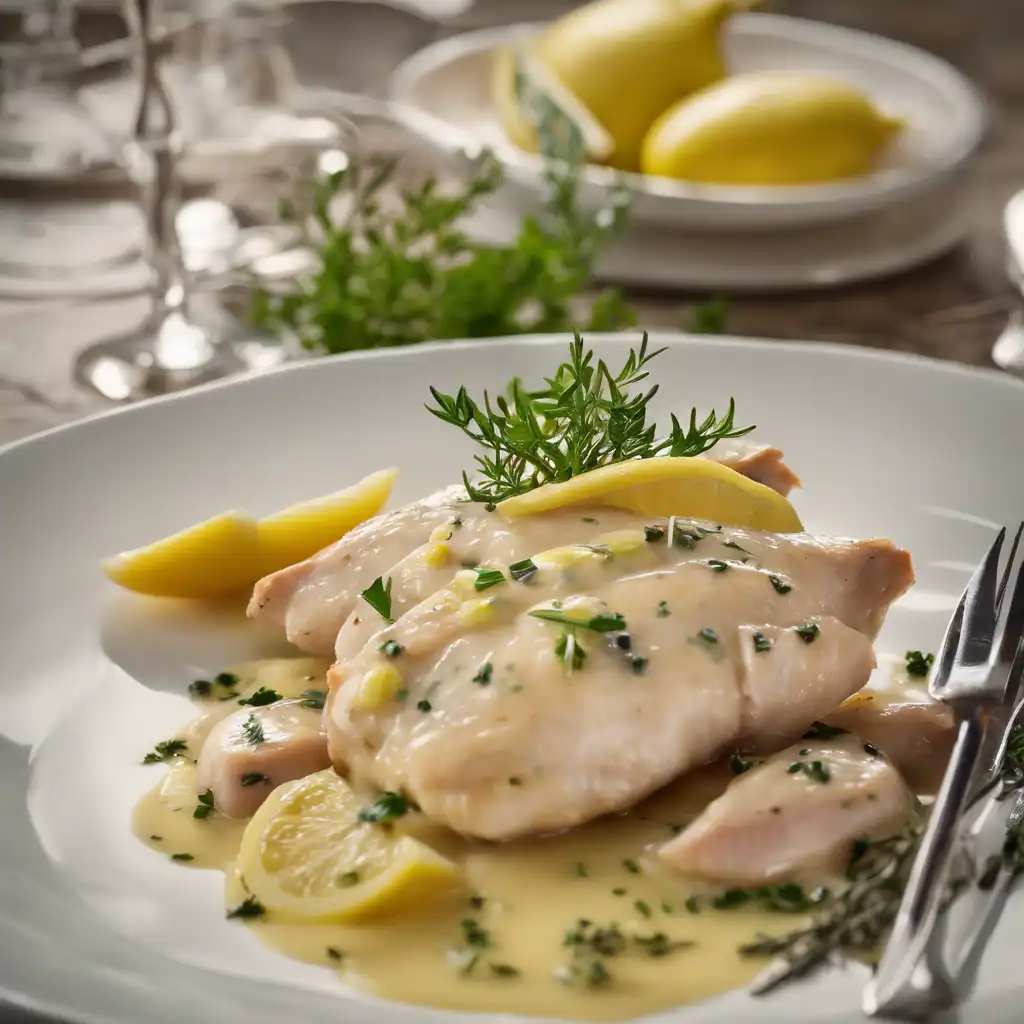 Chicken Fricassee with Lemon Sauce