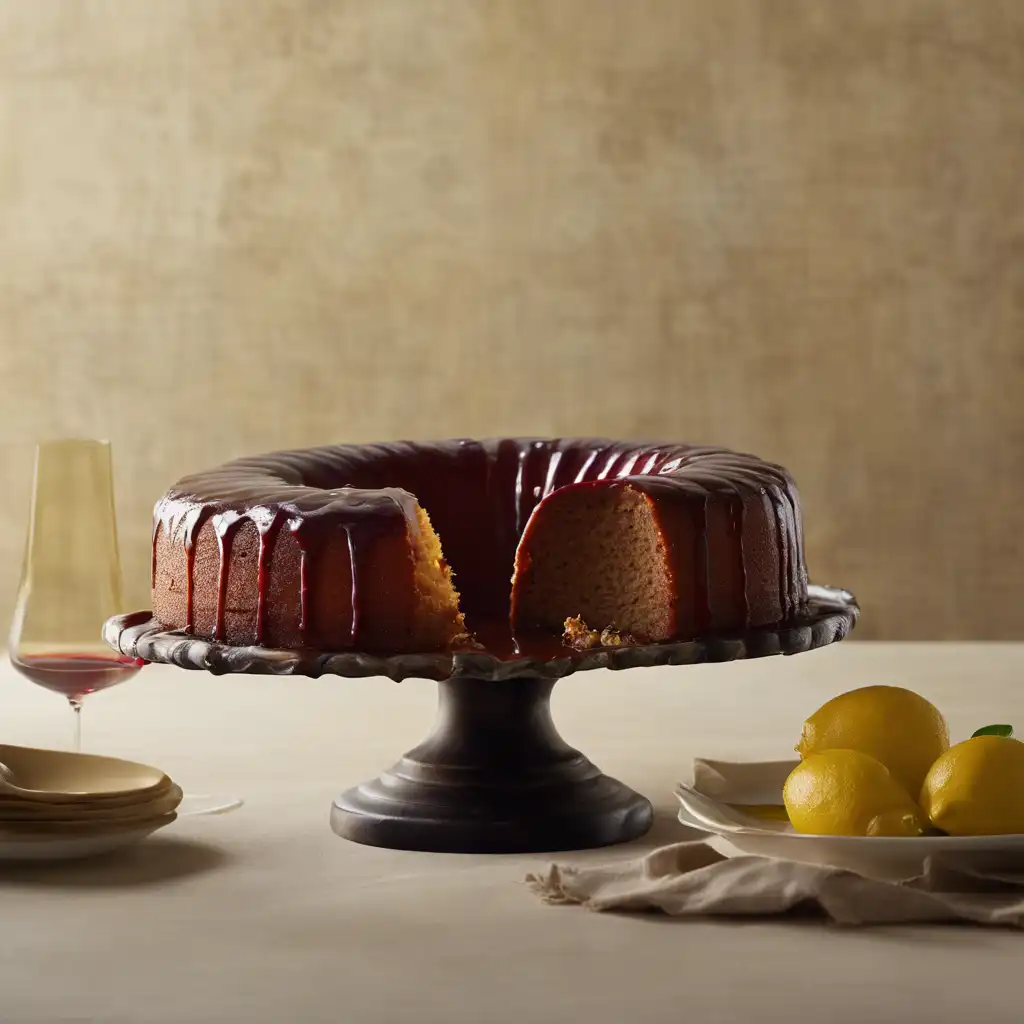 Wine Cake with Madeira Glaze