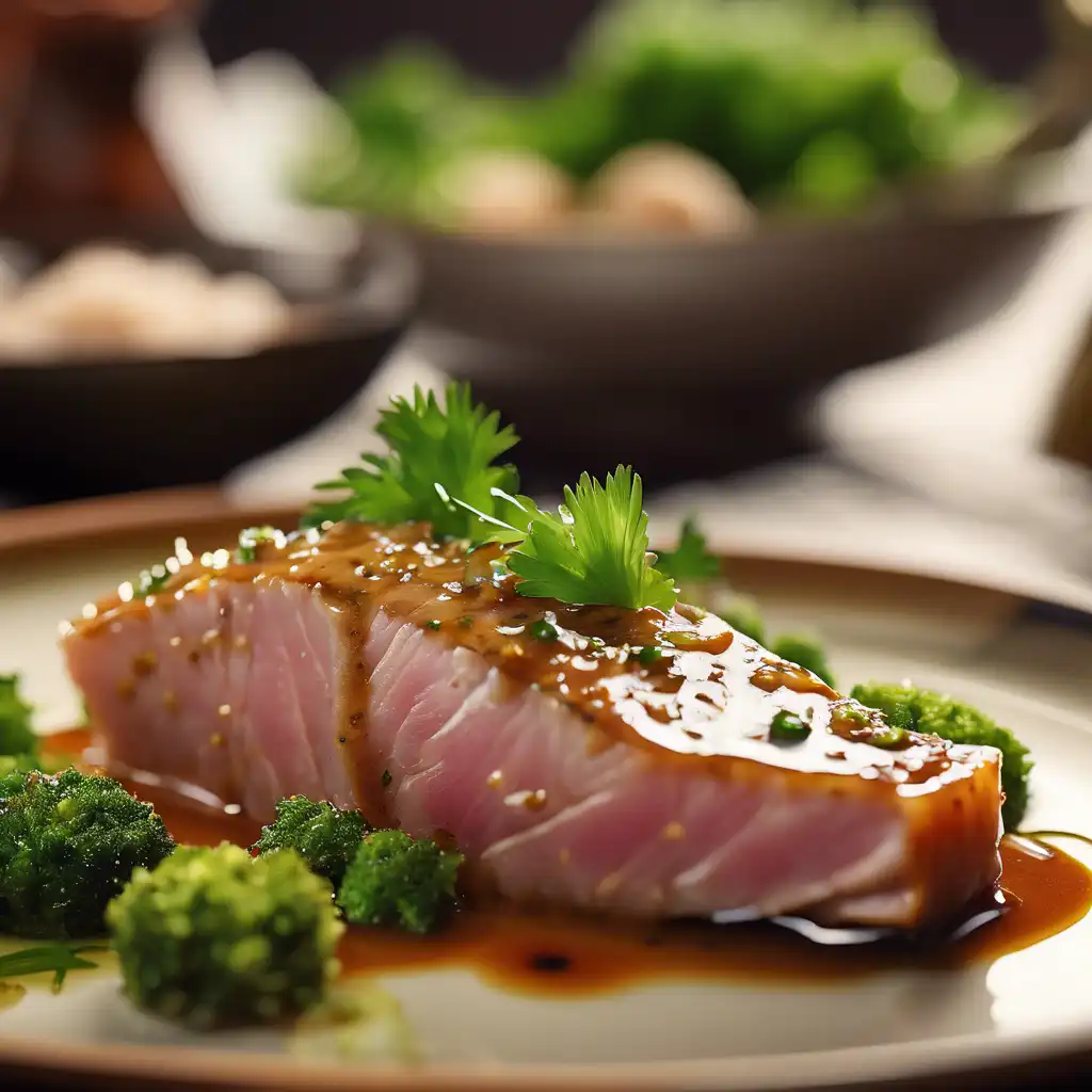 Tuna with Ginger Sauce