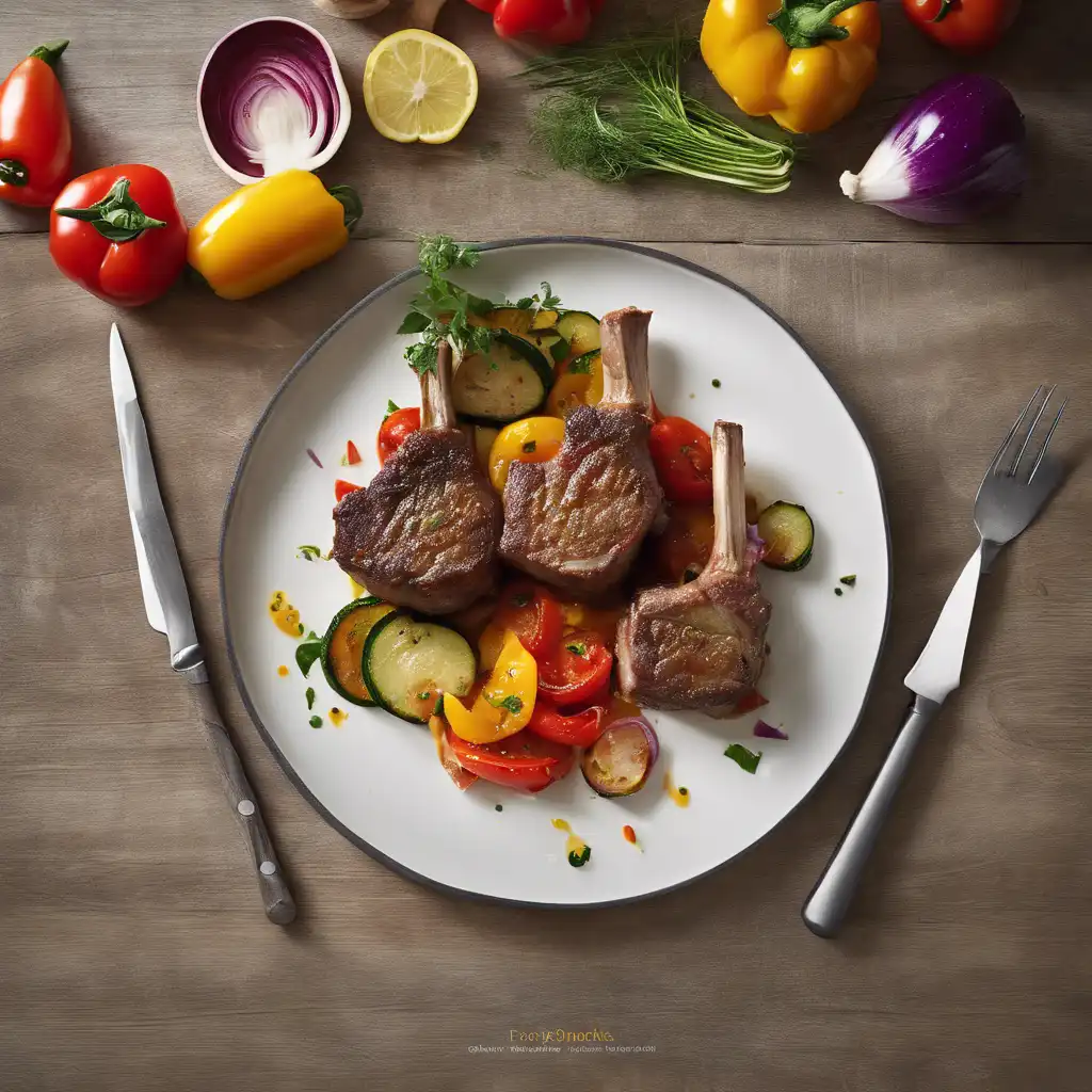 Lamb Chops with Vegetables