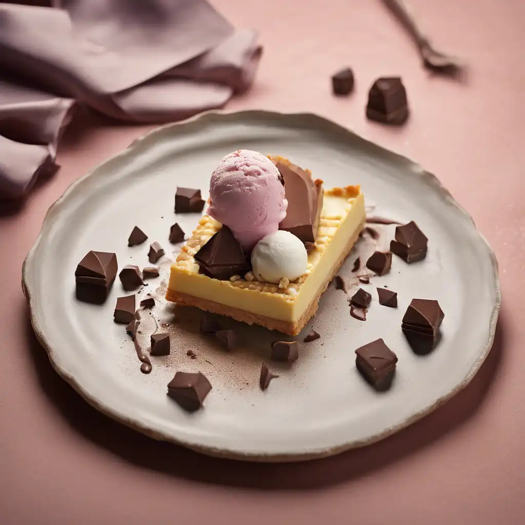 Crunchy Ice Cream Tart