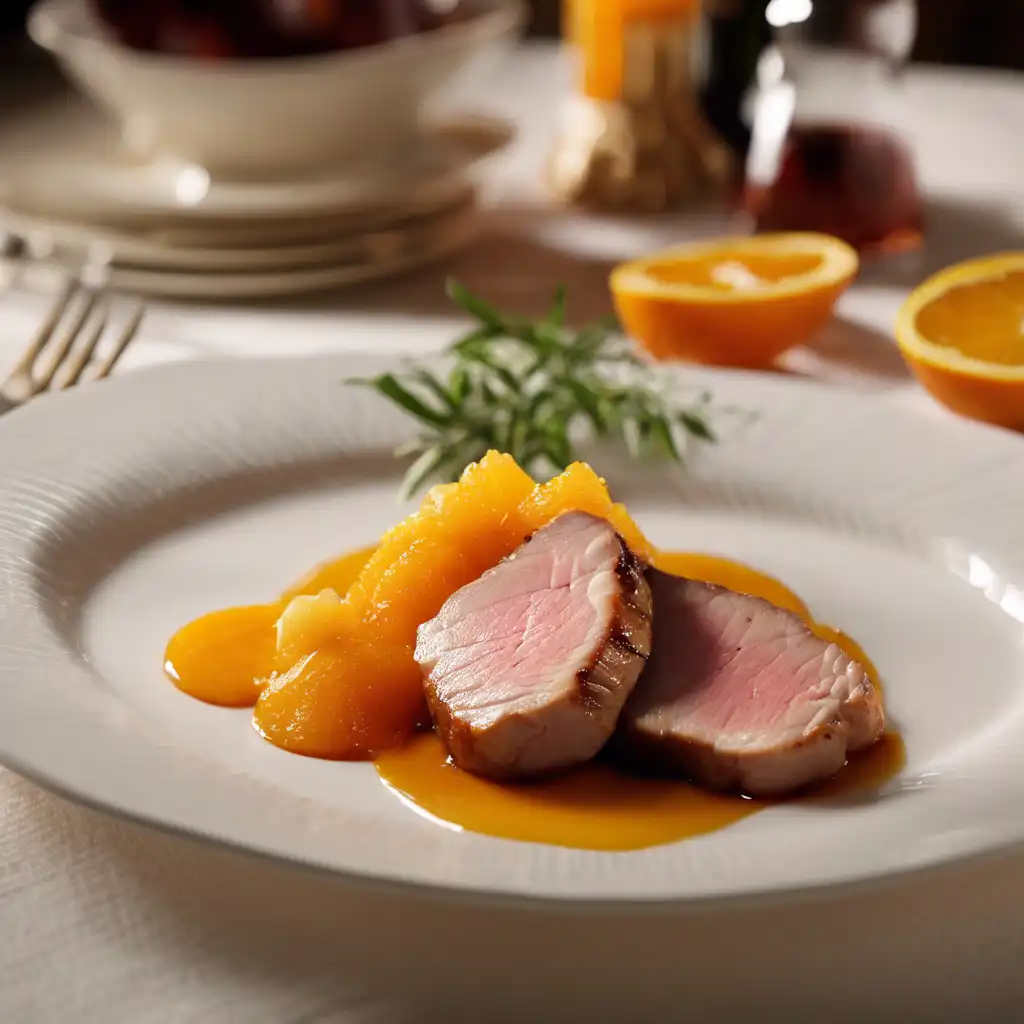 Pork Tenderloin with Orange Glaze