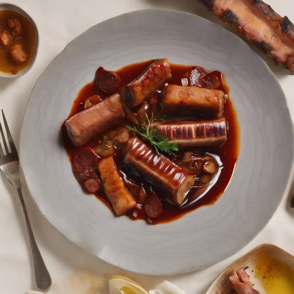 Braised Eel with Linguiça