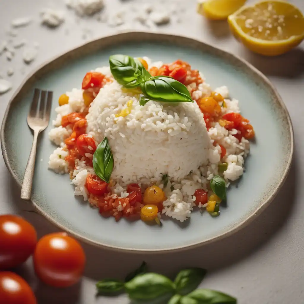 Roasted Rice with Tomato and Basil