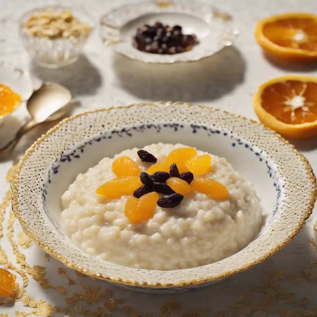 Rice Pudding with Raisins