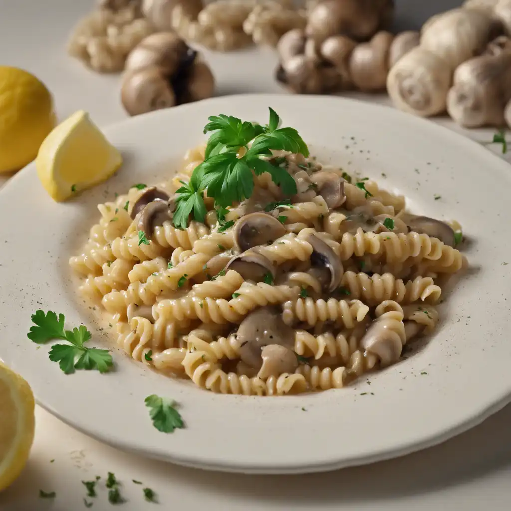 Foto de Fusilli with Mushroom Sauce