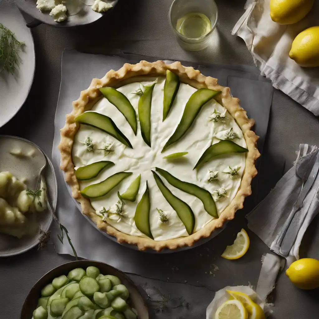 Frozen Ricotta and Pickle Tart