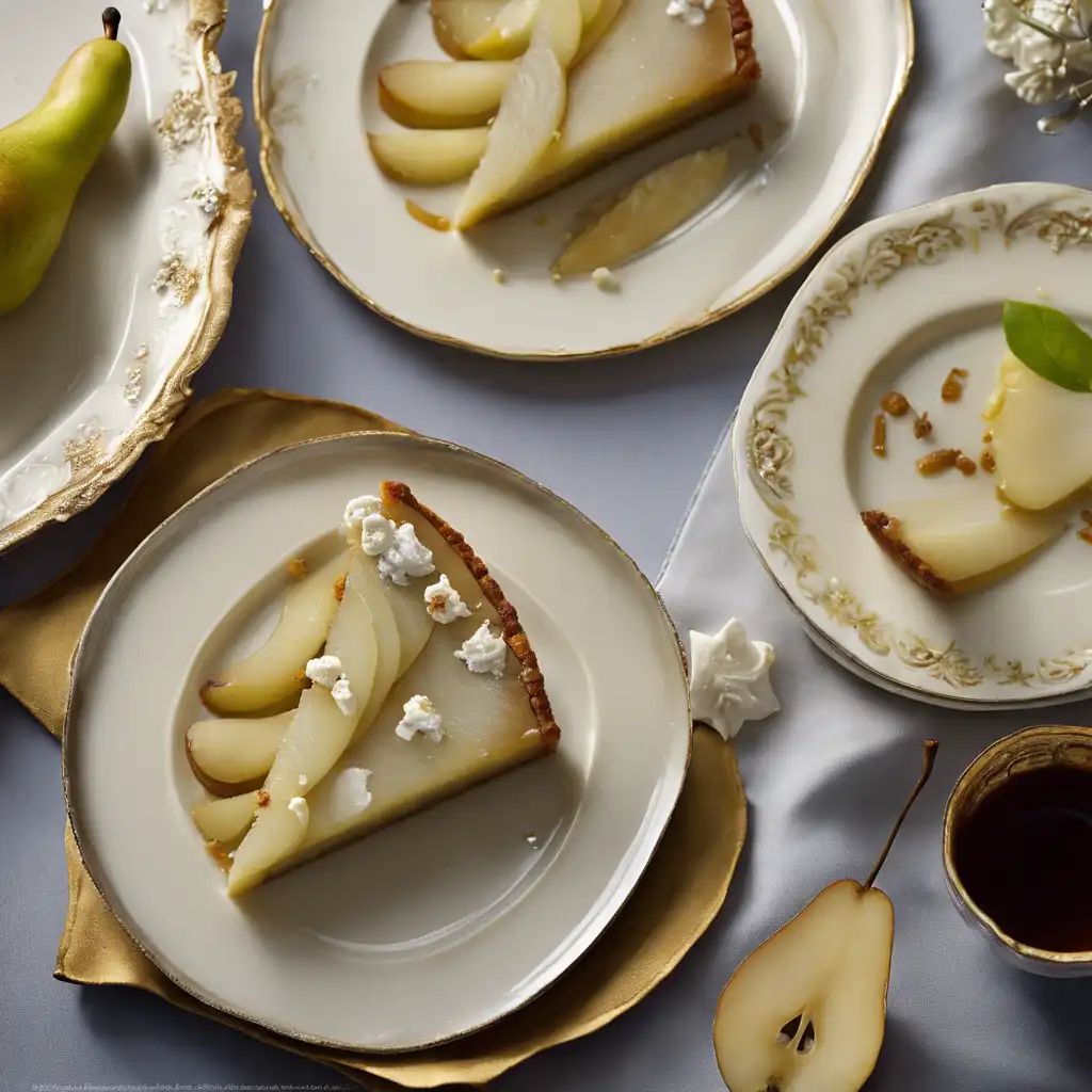 Pear and Gorgonzola Tort