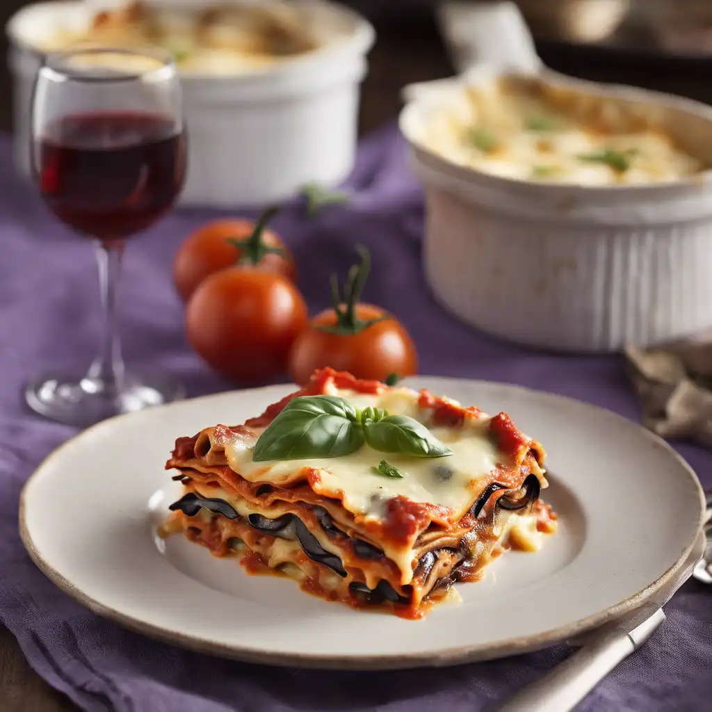 Eggplant and Minas Cheese Lasagna