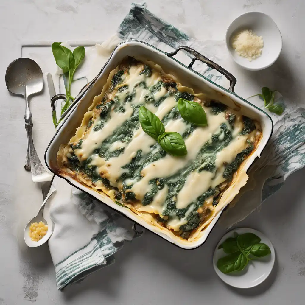 Spinach and Anchovy Lasagna