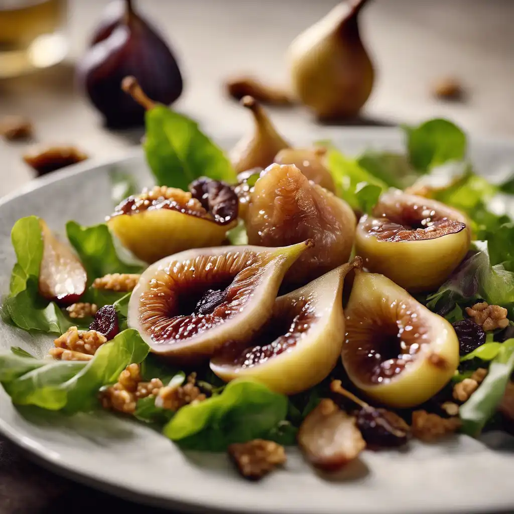 Dried Fig and Pear Salad