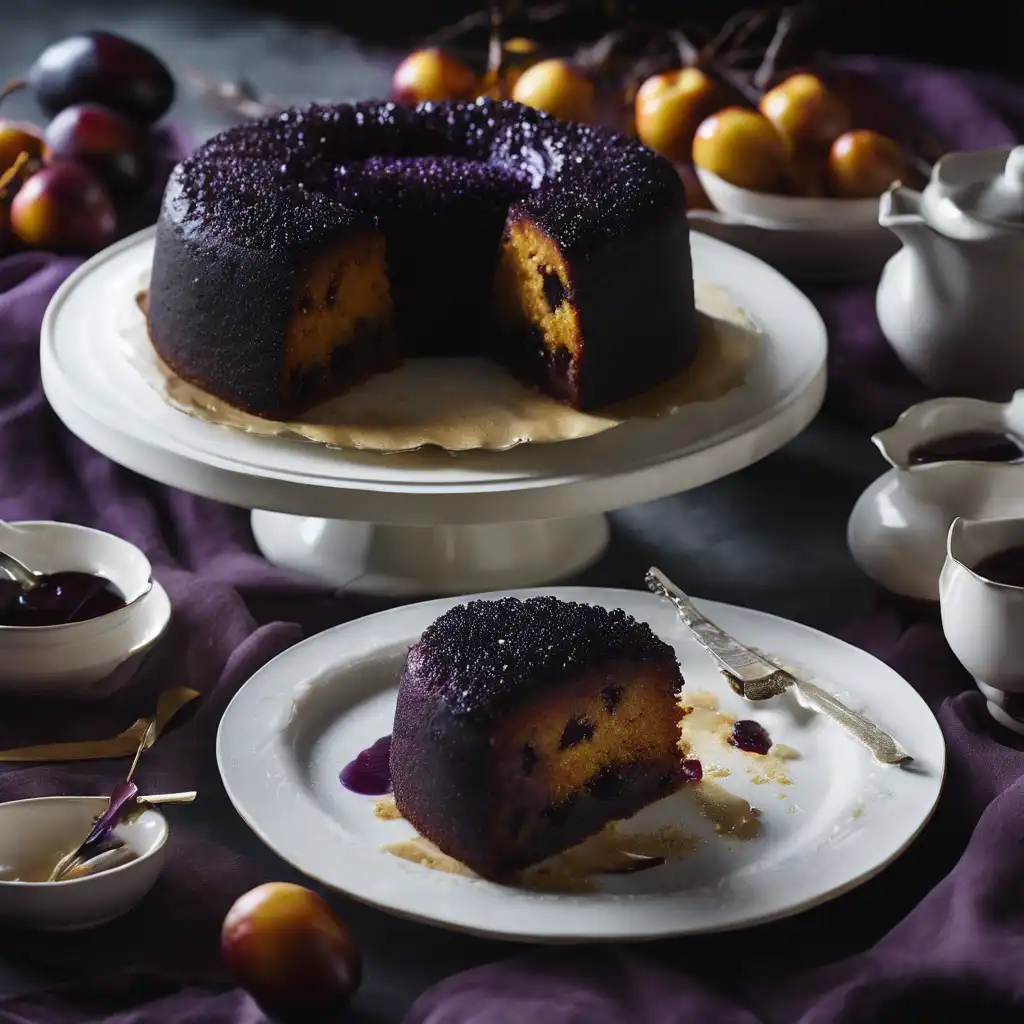 Black Plum Cake