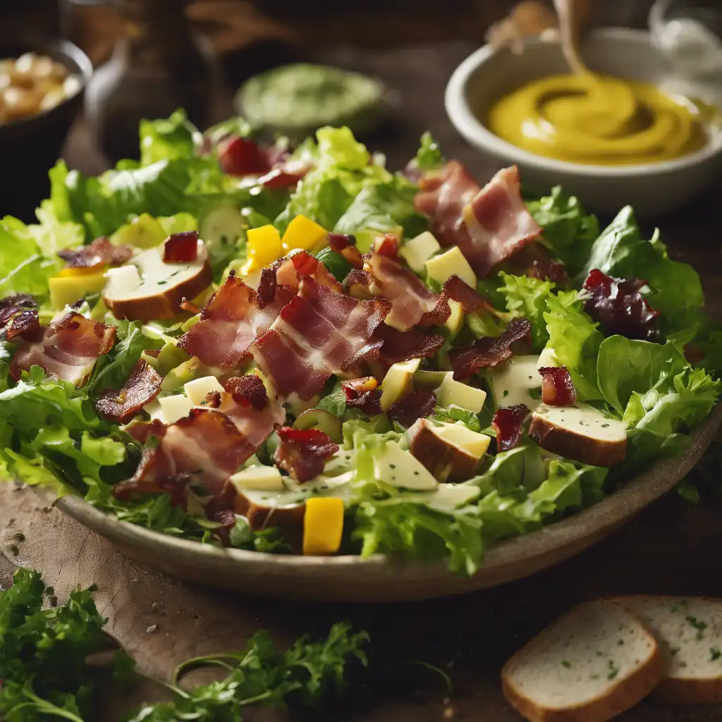 Salad with Mustard Dressing