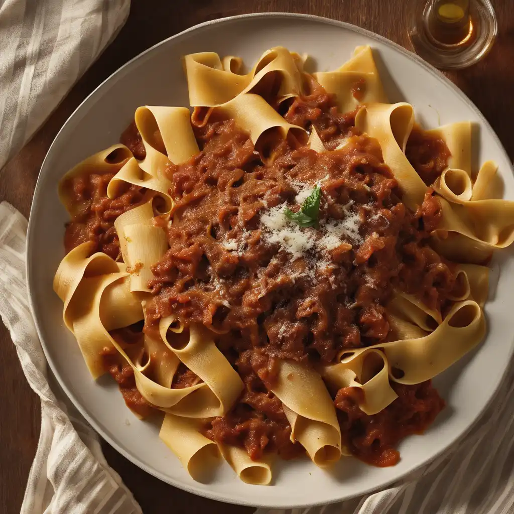 Pappardelle with Neapolitan-Style Ragu