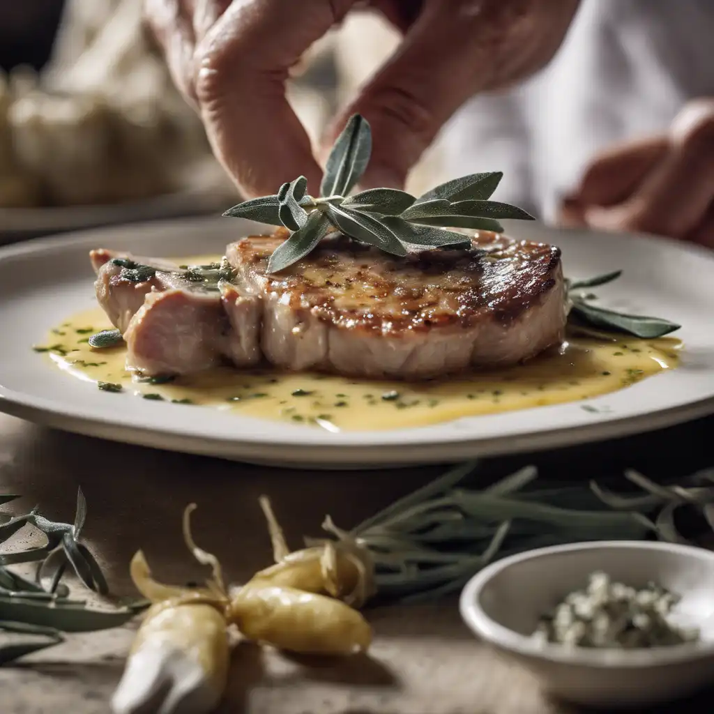 Pork Chops with Butter and Sage (Costolettes al burro e salvia)