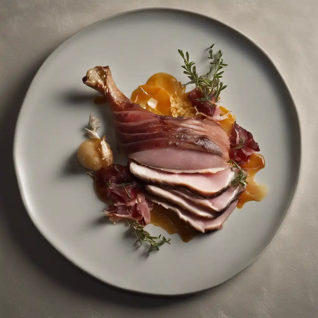 Roasted Duck with Prosciutto (Smoked Duck with Prosciutto Crisps)