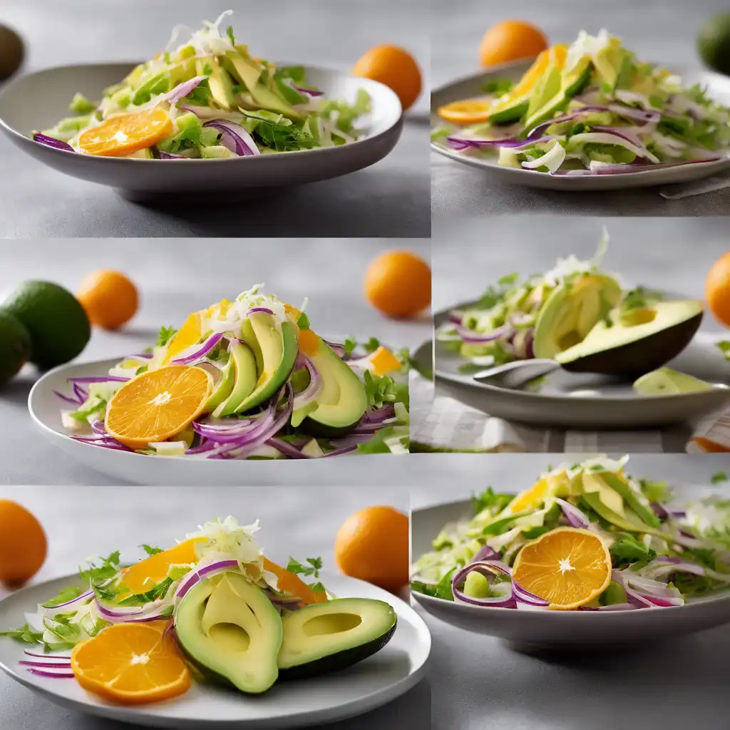 Avocado, Orange, and Onion Salad