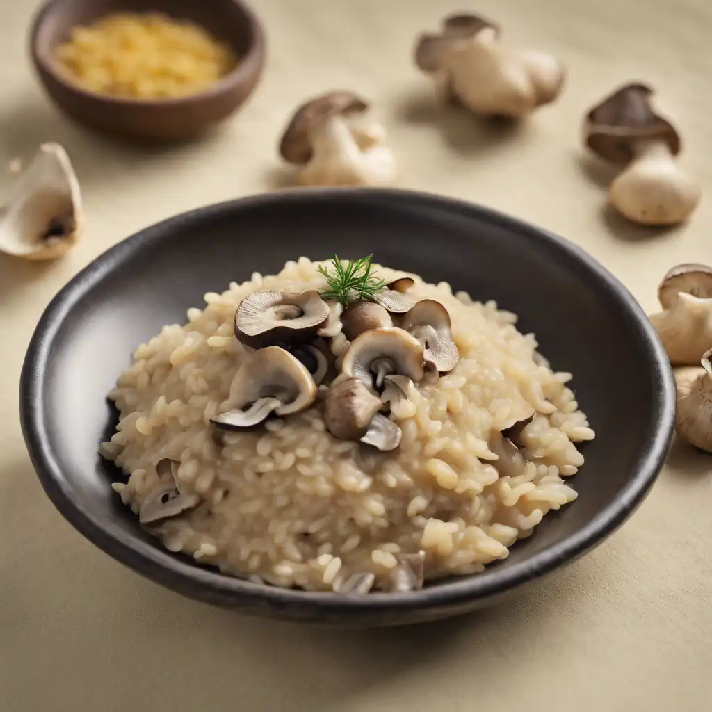 Dry Mushroom Risotto (Risoto de cogumelos secos)