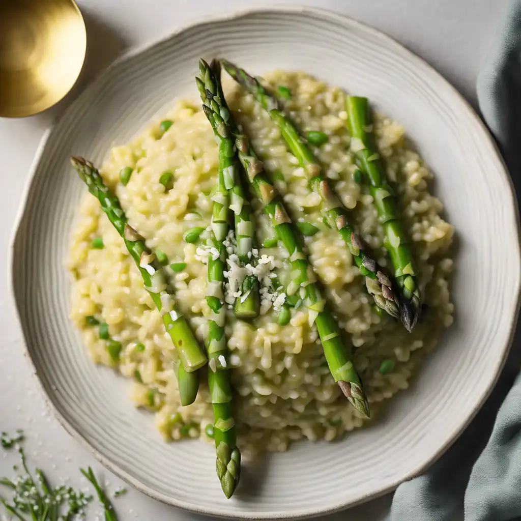 Asparagus Risotto (Risotto with Asparagus)