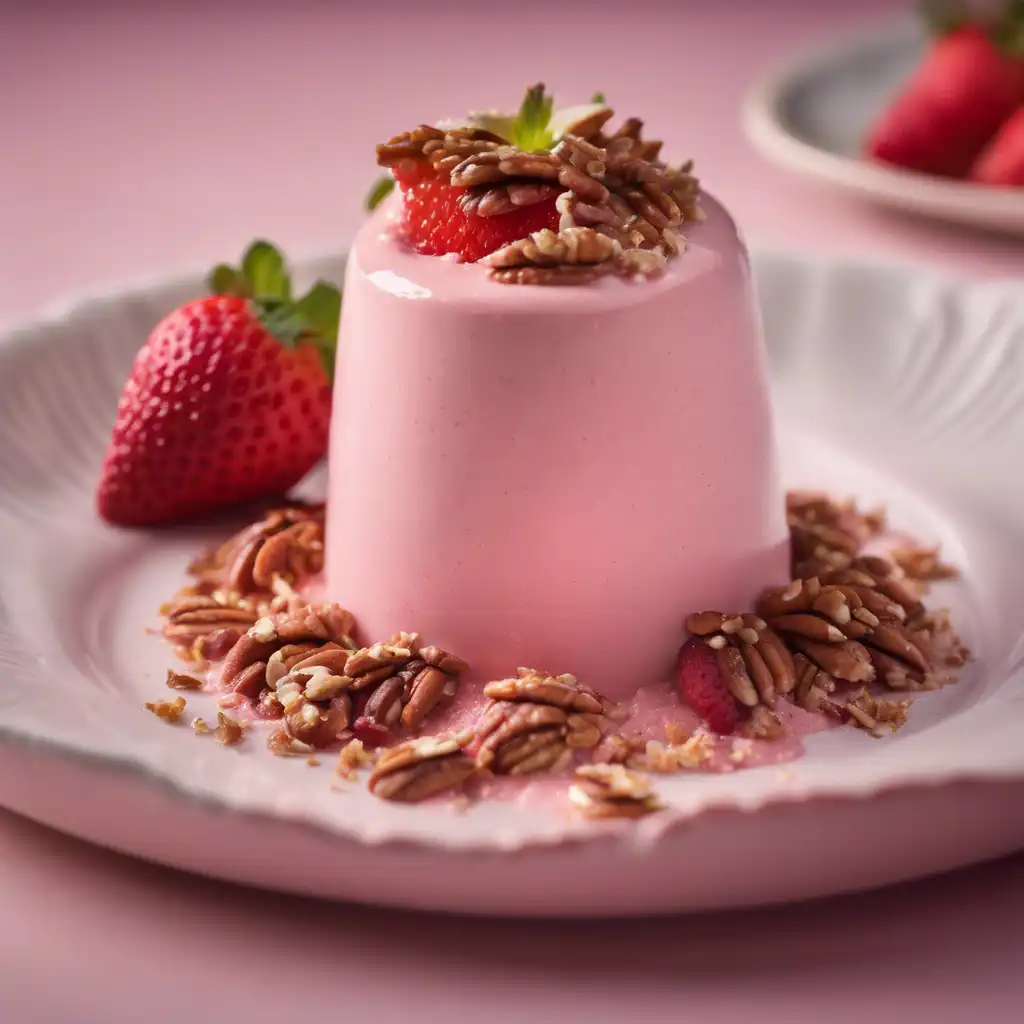 Strawberry and Pecan Mousse