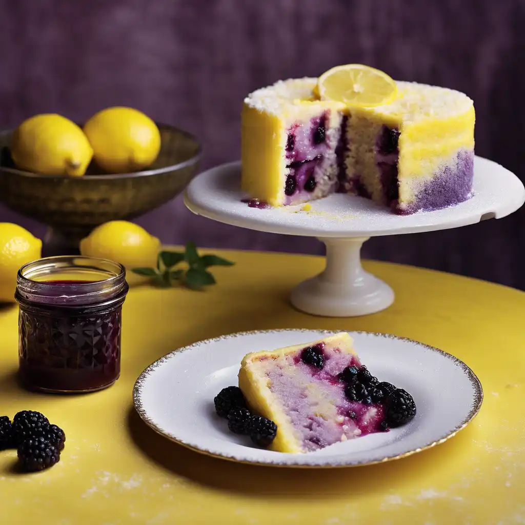 Lemon and Blackberry Cake