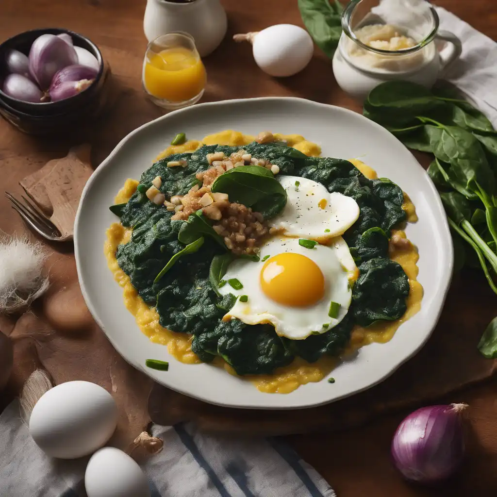 Spinach and Egg Refogado