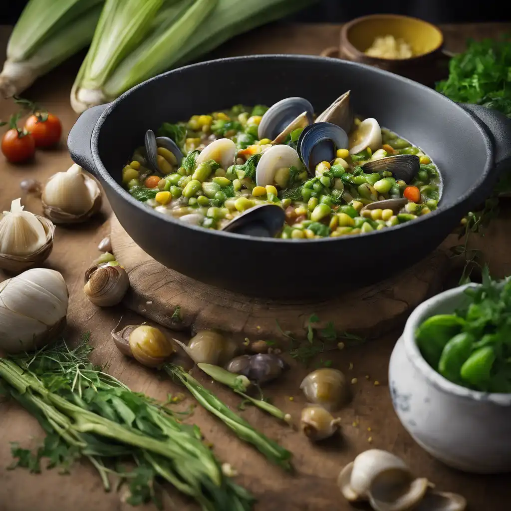 Green Corn and Vongole Stew