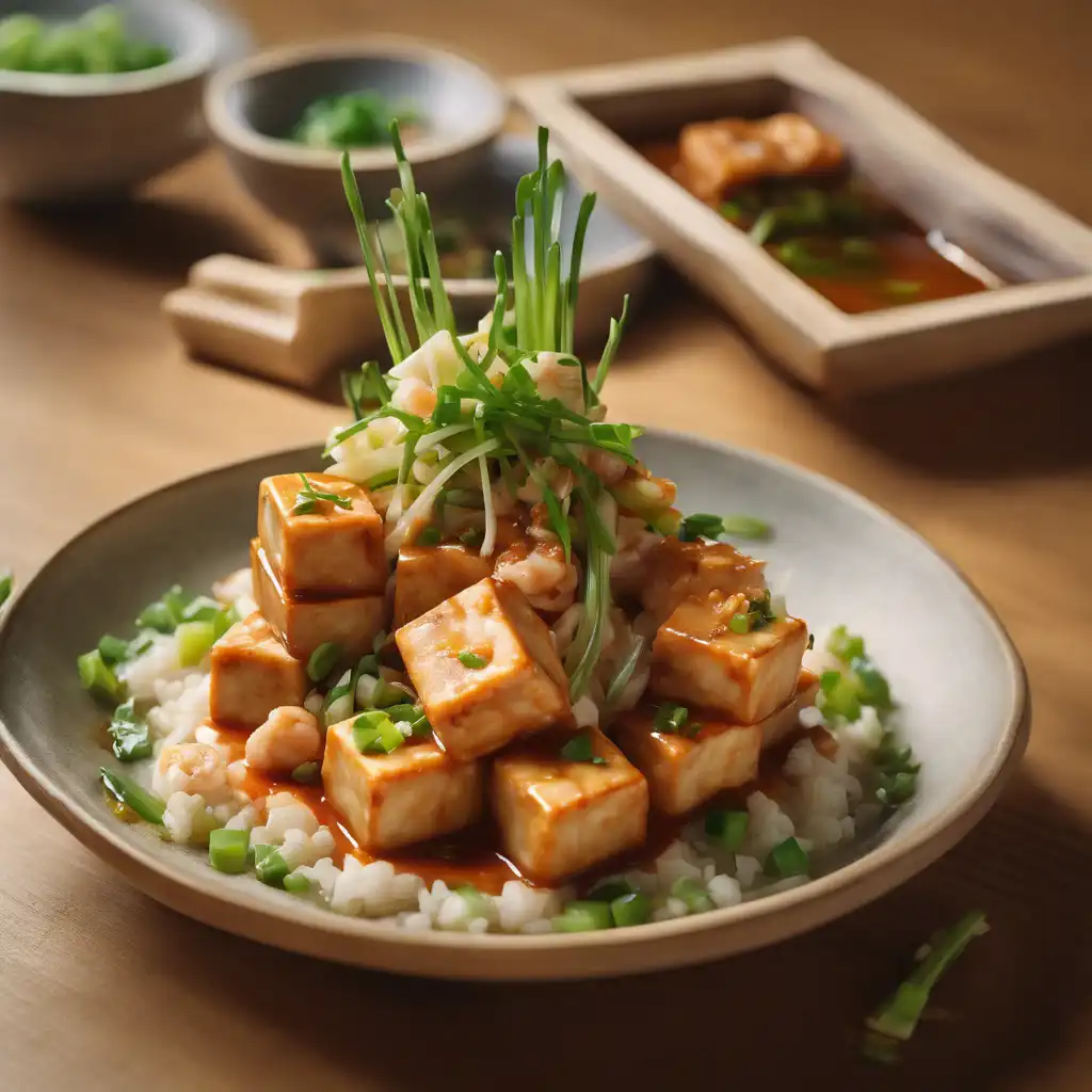 Tofu with Shrimp Sauce