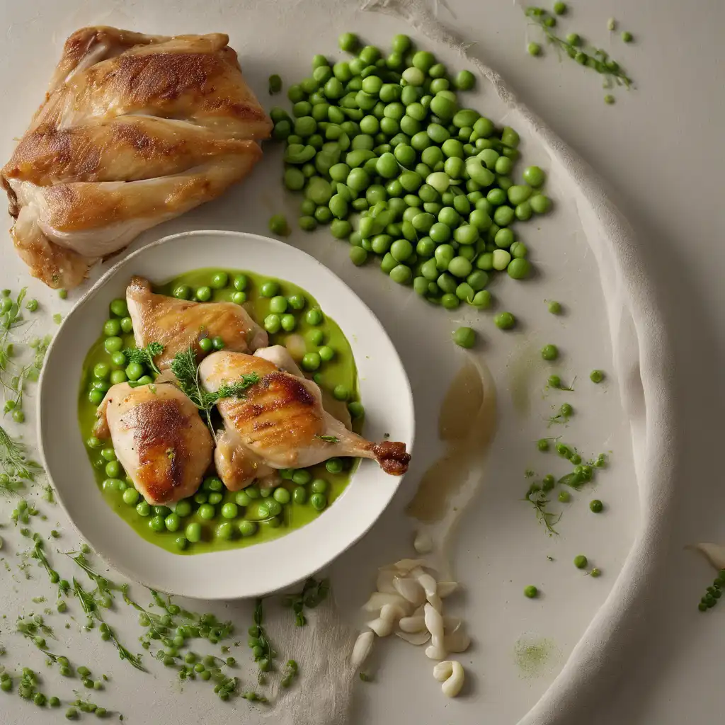 Chicken with Peas Recipe