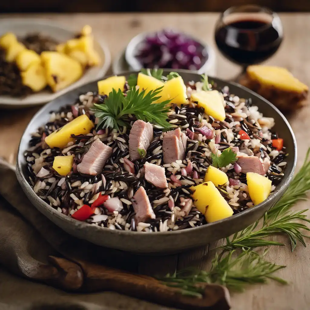 Wild Rice Salad with Canadian Ribs