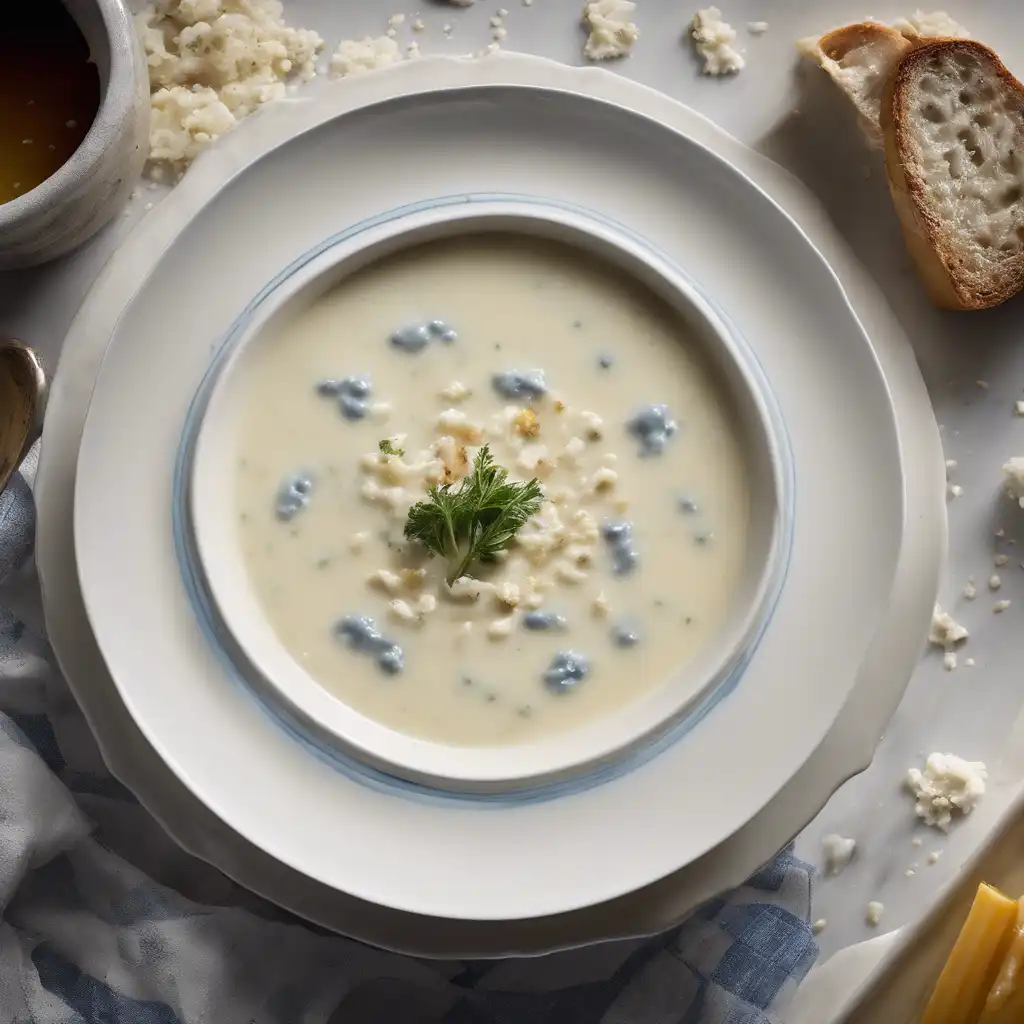 Salt and Gorgonzola Soup