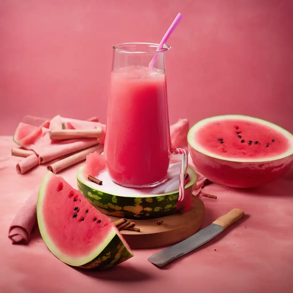 Watermelon and Cinnamon Juice