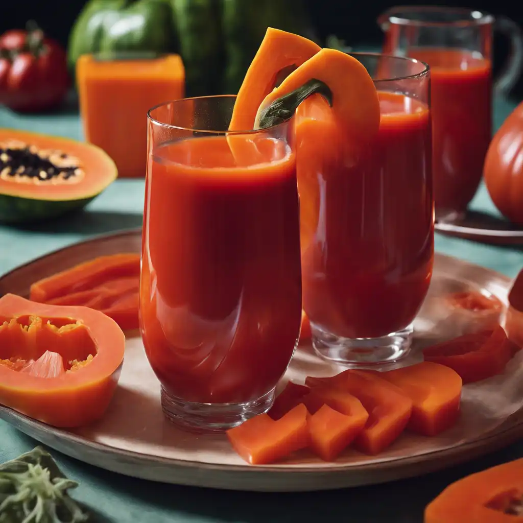 Papaya and Tomato Juice